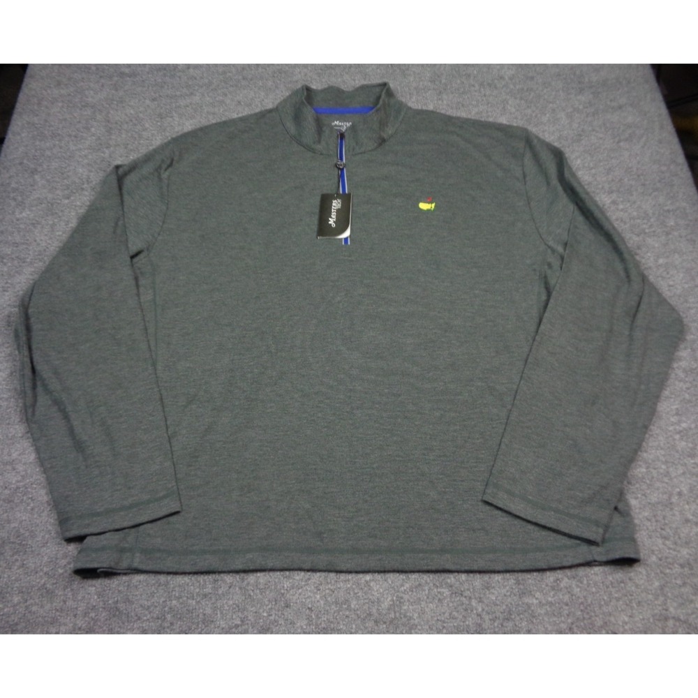 Masters Tech Augusta Performance 1/4 Zip  Pullover Grey 3XL NWT Long Sleeve